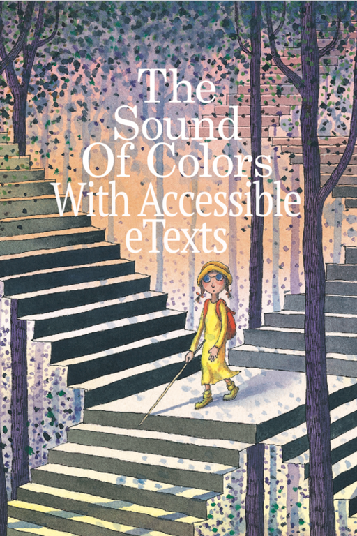 Book cover: The sound of colors with accessible eTexts